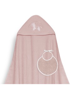 Capa Baño 1X1 Mod Caballito+Babero Rosa Maquillaje