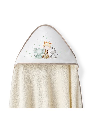 Capa Baño 1X1 Mod Jirafa Elefante...