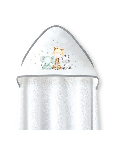 Capa Baño 1X1 Mod Jirafa Elefante...