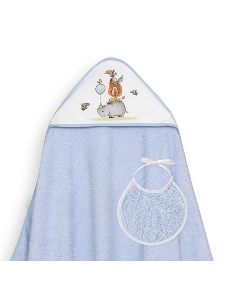 Capa Baño 1X1 Mod Rino-Leon Estampado Azul