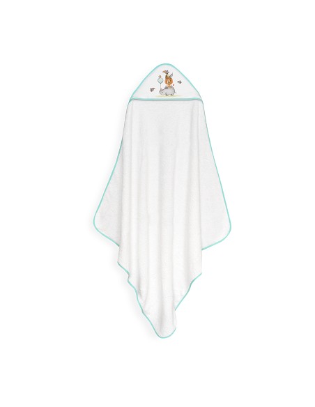 Capa Baño 1X1 Mod Rino-Leon Estampado Bco/Verde