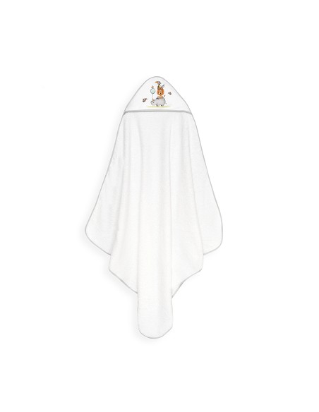 Capa Baño 1X1 Mod Rino-Leon Estampado Bco/Gris