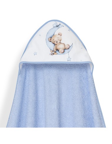 Capa Baño 1X1 Mod Estampado Oso Luna...