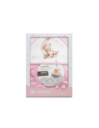 Capa Baño 1X1 Mod Estampado Oso Luna...