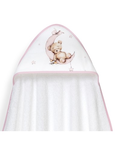 Capa Baño 1X1 Mod Estampado Oso Luna...