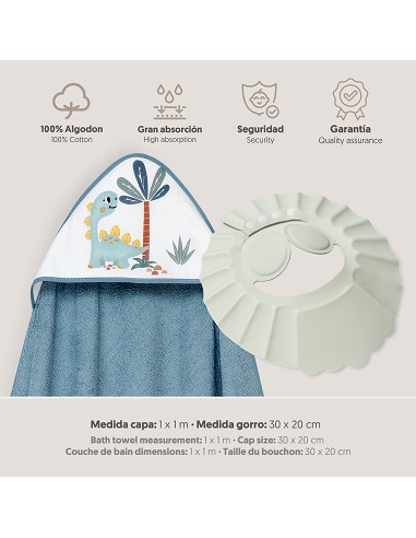 Capa Baño 1X1 Mod Estampado Dinosaurio...