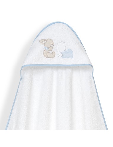 Capa Baño 1X1 Mod Oso Tumbado Conejito+Gorro...