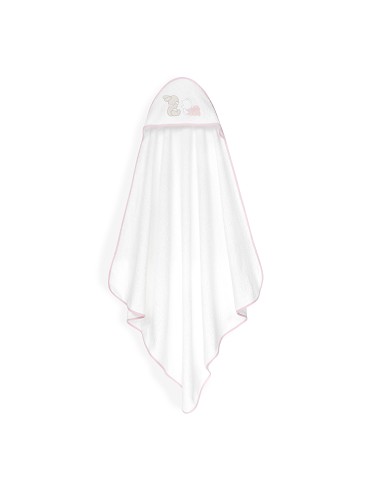 Capa Baño 1X1 Mod Oso Tumbado Conejito+Gorro...