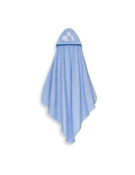 Capa Baño 1X1 Mod Oso Elefante Globos+Gorro Azul