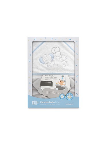 Capa Baño 1X1 Mod Oso Elefante Globos+Gorro...
