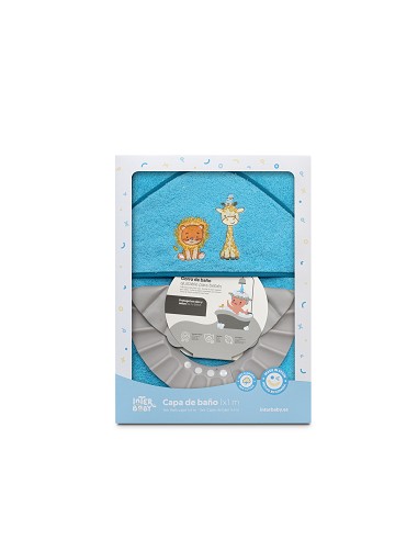 Capa Baño 1X1 Mod Leon Jirafa Pajarito+Gorro...