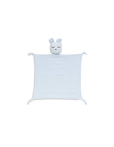 Capa Baño 1X1 Mod Oso+Dudu Muselina Azul