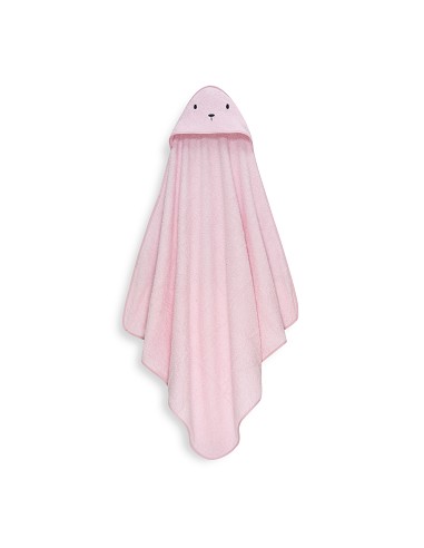 Capa Baño 1X1 Mod Oso+Dudu Muselina Rosa