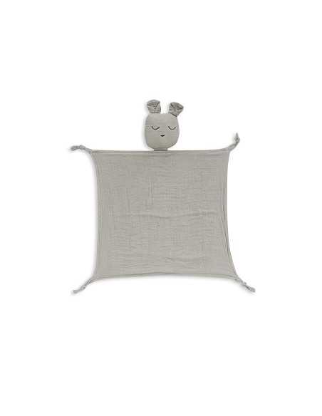 Capa Baño 1X1 Mod Oso+Dudu Muselina Gris