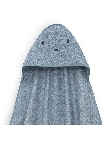 Capa Baño 1X1 Mod Oso+Dudu Muselina Petroleo