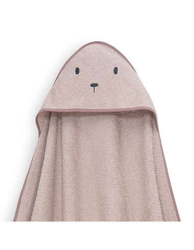 Capa Baño 1X1 Mod Oso+Dudu Muselina Rosa...