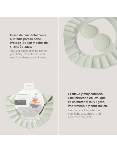 Capa Baño 1X1 Mod Cigueña Oso+Gorro Beig