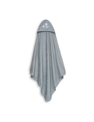 Capa Baño 1X1 Mod Cigueña Oso+Gorro Gris