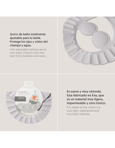 Capa Baño 1X1 Mod Parejita Elefante+Gorro Azul