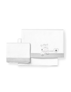 Trip Coche  Modelo Corazon Amoroso Bco/Gris