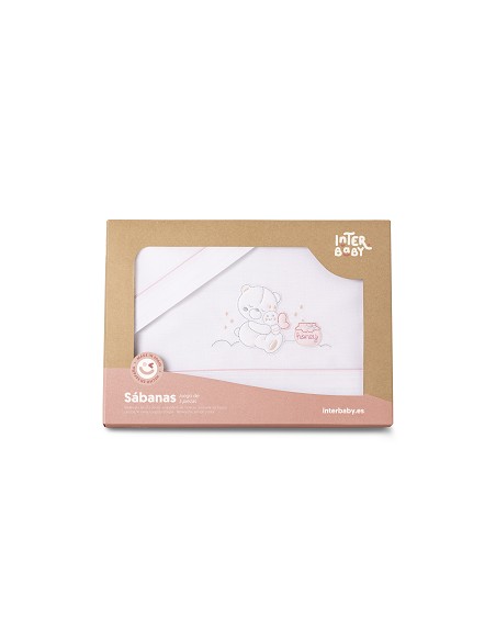 Trip Coche  Modelo Honey Bear Bco/Rosa