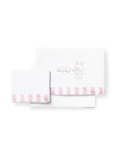 Trip Coche  Modelo Rabit Bebe Bco/Rosa