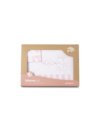 Trip Coche  Modelo Rabit Bebe Bco/Rosa