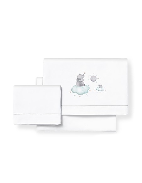 Trip Coche  Modelo Elefante Nube Bco/Verde