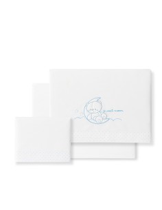 Triptico Coche Mod Sweet Moon Bco/Azul