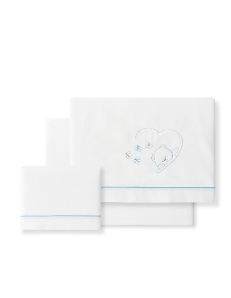 Triptico Coche Mod Oso Mariposa Bco/Azul