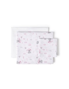 Triptico Coche Mod Avion Papel Bco/Rosa