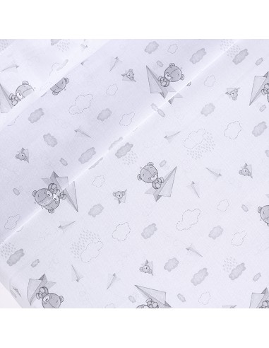 Triptico Coche Mod Avion Papel Bco/Gris