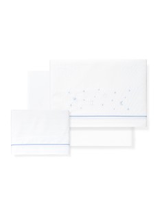 Triptico Coche Estrellas Luna Bco/Azul