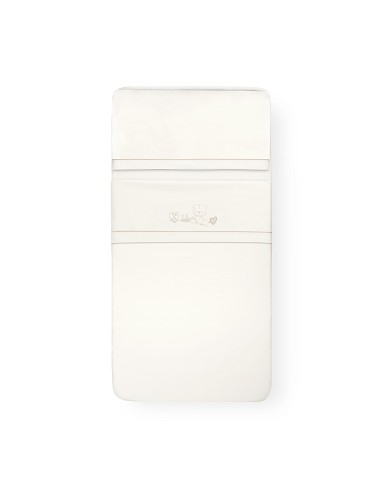 Triptico Coche Corazon Oso Bebe Beig