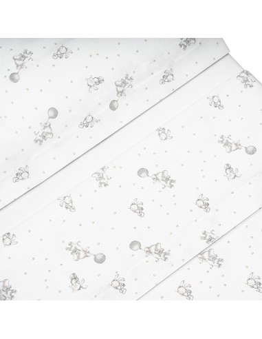 Triptico Coche Elefante Globo Continuo Bco/Gris