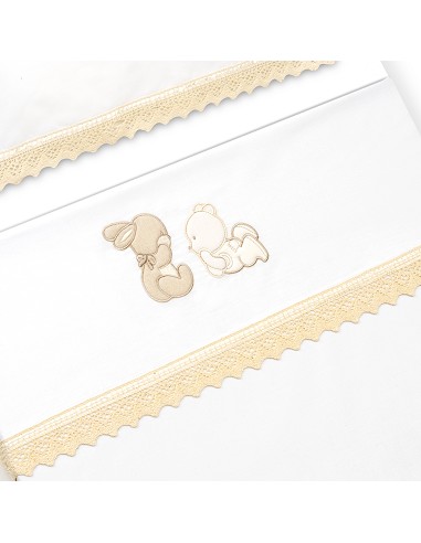 Triptico Coche Oso Tumbado Conejito Bco/Beig