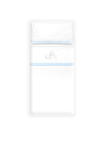 Triptico Coche Oso Elefante Globos Bco/Azul