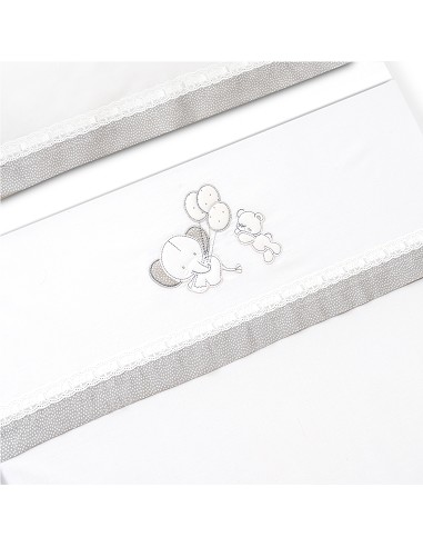 Triptico Coche Oso Elefante Globos Bco/Gris