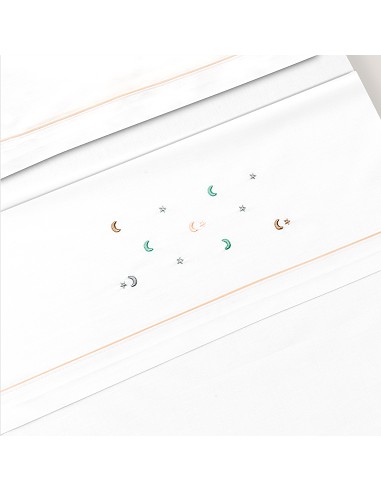 Triptico Coche Estrella Luna Multicolor Bco/Rosa