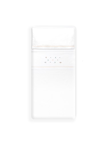 Triptico Coche Estrella Luna Multicolor Bco/Rosa