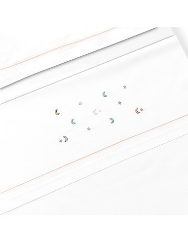 Triptico Coche Estrella Luna Multicolor Bco/Rosa