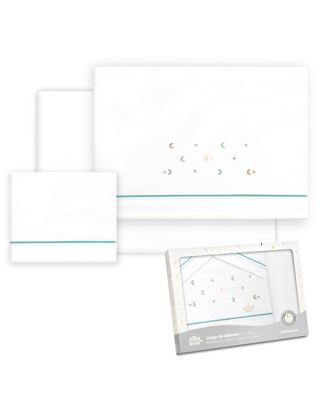 Triptico Coche Estrella Luna Multicolor Bco/Verde