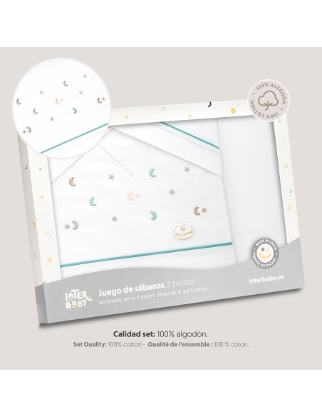 Triptico Coche Estrella Luna Multicolor Bco/Verde