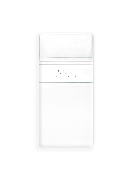 Triptico Coche Estrella Luna Multicolor Bco/Verde