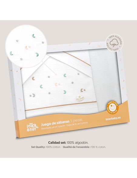 Triptico Coche Estrella Luna Multicolor Bco/Beig