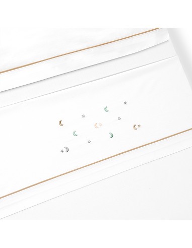 Triptico Coche Estrella Luna Multicolor Bco/Beig