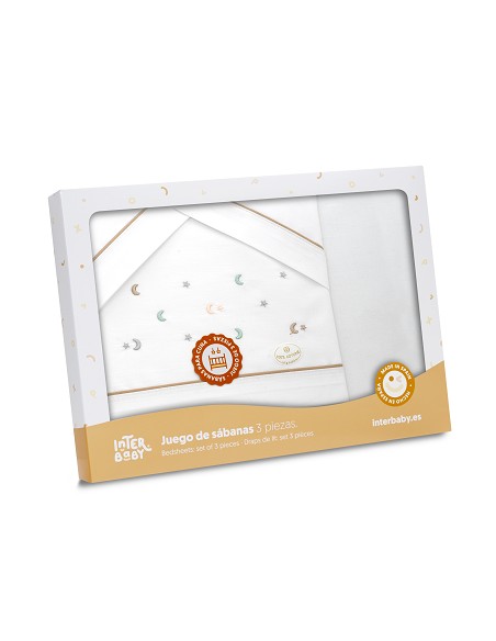 Triptico Coche Estrella Luna Multicolor Bco/Beig