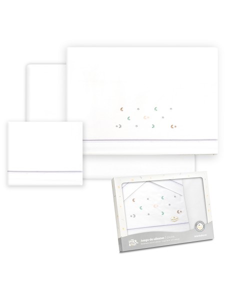 Triptico Coche Estrella Luna Multicolor Bco/Gris