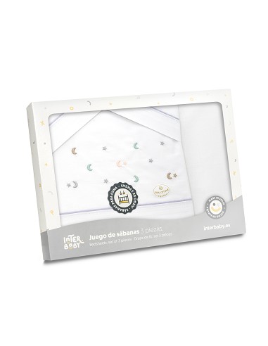 Triptico Coche Estrella Luna Multicolor Bco/Gris