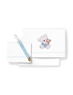 Tripticu Cuna  Mod  Osito Columpio Bco/Azul